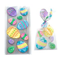 Пакет прозрачный для сладостей Пасхальные яйца 27х13 см 100 шт Пак-22,  00-00000895