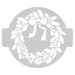 Трафарет кулинарный "Зимний венок" КНГ14-05