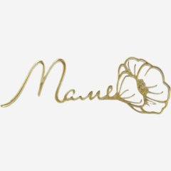 Топпер декоративный акриловый "Маме" Золото 9х3 см 