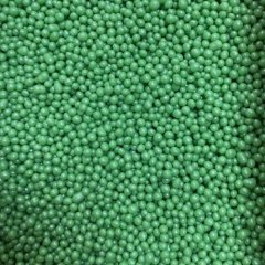 Посыпка кондитерская из дутого риса жемчуг "Зелёный" 2-5 мм 50 г 217