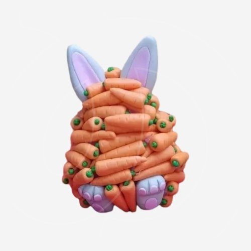 Форма силиконовая "Зайчик и морковки" 04334