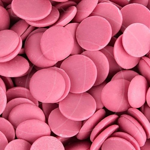 Шоколадная глазурь розовая со вкусом малины ШОКОМИЛК 250 г 