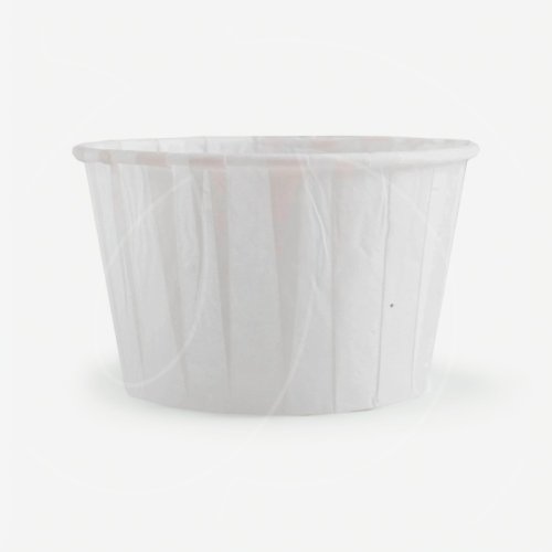 Капсула бумажная с подворотом Белая (без ламинации) D50 H40 1 шт 36676; 