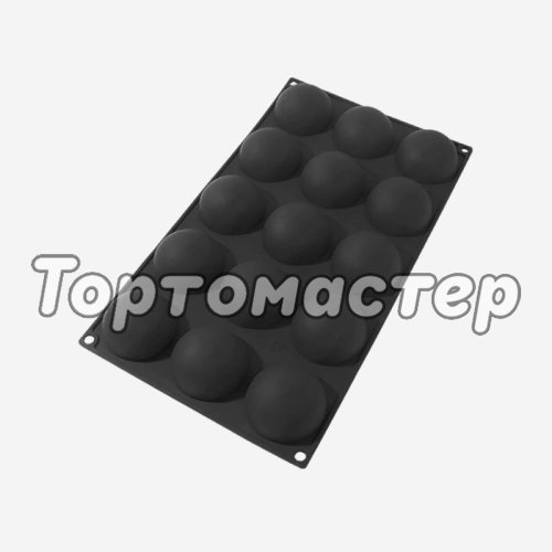 Форма силиконовая Silico "Полусферы" 5 см 15 шт SA0004