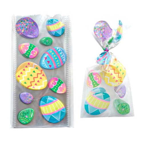 Пакет прозрачный для сладостей Пасхальные яйца 27х13 см 100 шт Пак-22,  00-00000895