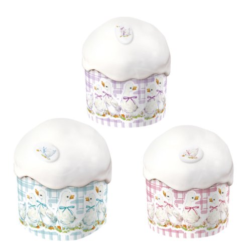 Форма для кулича "Утята" D124 H90 10 шт pmK12490cUT