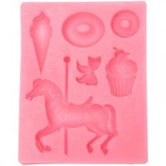 Молд силиконовый "Карусель-лошадка" 6887460